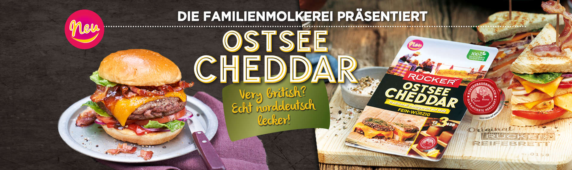 Ostsee Cheddar naturgereifter Käse